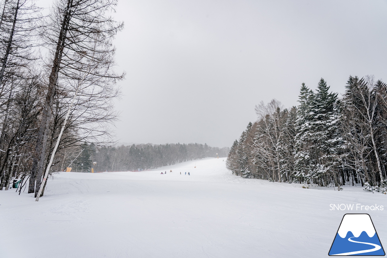 富良野スキー場｜スキーやスノーボードが初めての子供たちや初級者でも、ゲレンデの楽しさを味わえる工夫がいっぱい♪みんなに優しいスノーリゾート・富良野スキー場(^^)/